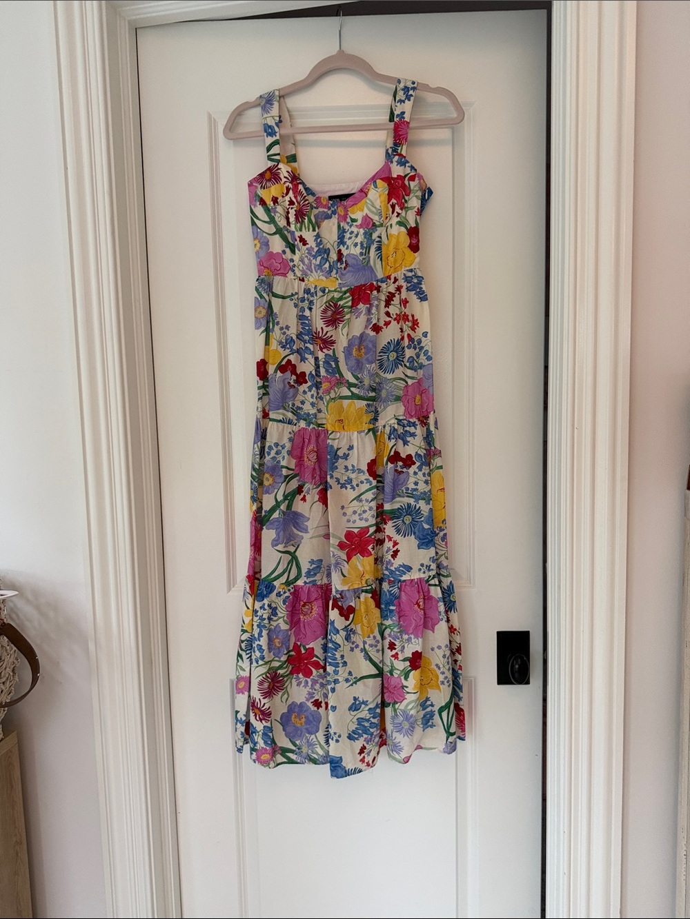 Zara Multi-Color Floral Maxi Dress